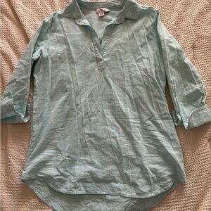 Vineyard Vines light green linen tunic - size large